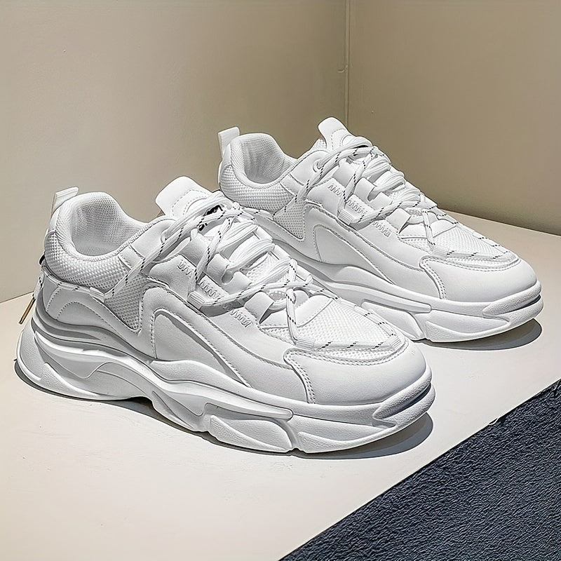 Men's Chunky Lace-Up Shoes for Outdoor Activities