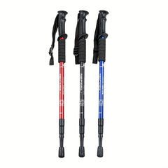 Ultralight Aluminum Mountaineering Cane for Outdoor Activities