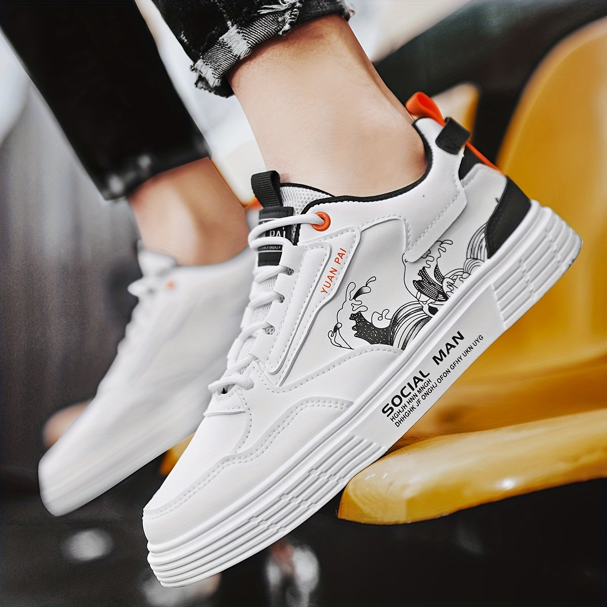 Men's Lightweight Skate Shoes for Spring and Summer