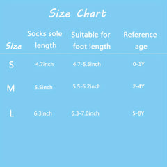 5pcs Kids' Cotton Striped Socks