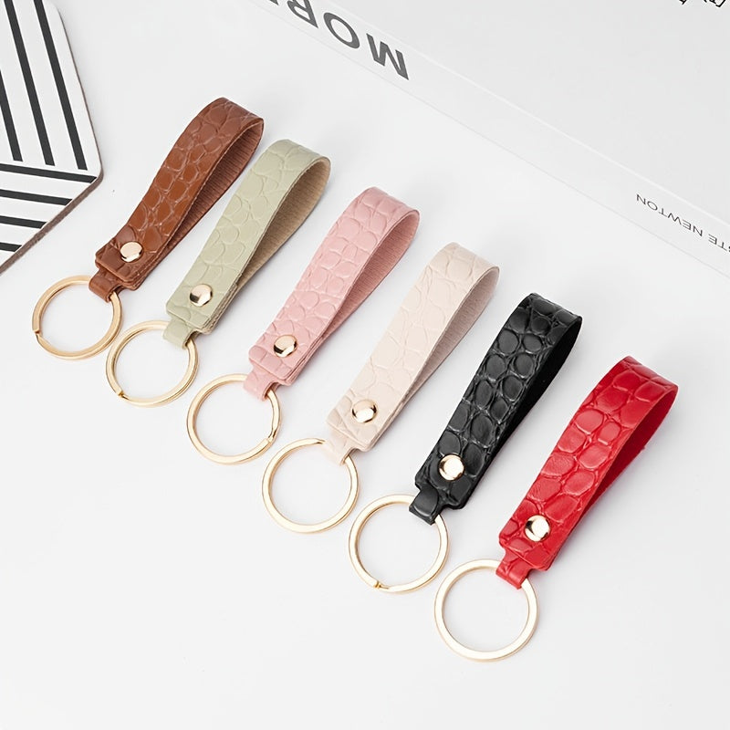 Crocodile Leather Keychain For Men Bag Key Chain Keyring For Men