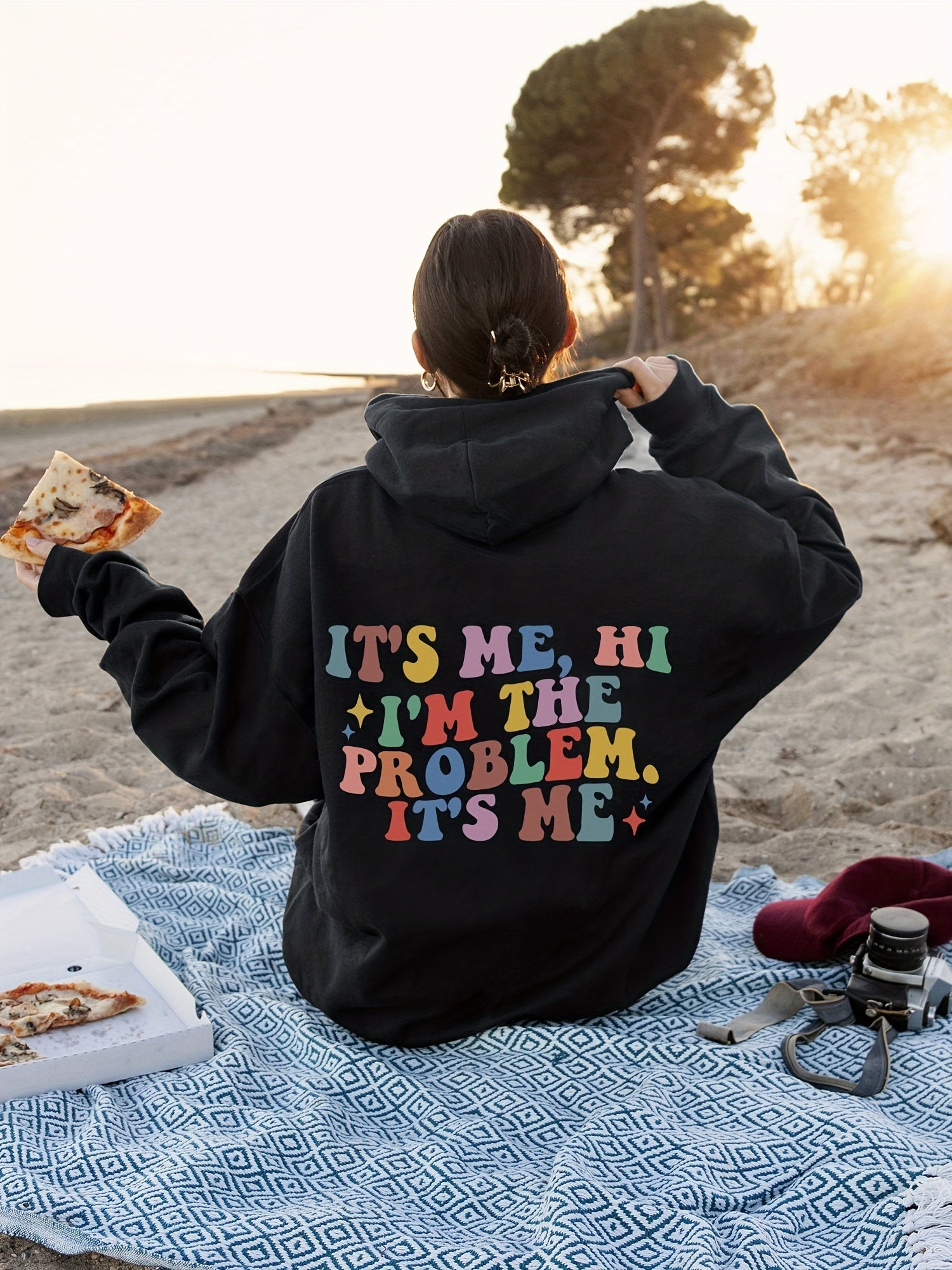Kangaroo Pocket Hoodie Casual Long Sleeve Drawstring Hoodies Sweatshirt