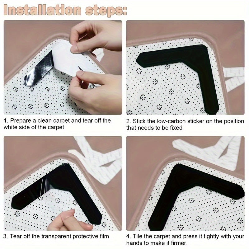 8 High Non-slip Carpet Stickers - Prevent Rugs from Moving