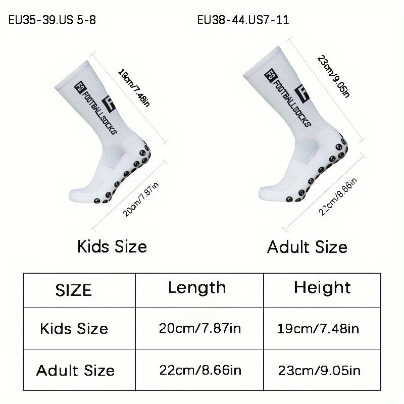 Men's Mid Crew Sport Socks - Letter Pattern, Sweat-absorbing, Comfy, Breathable