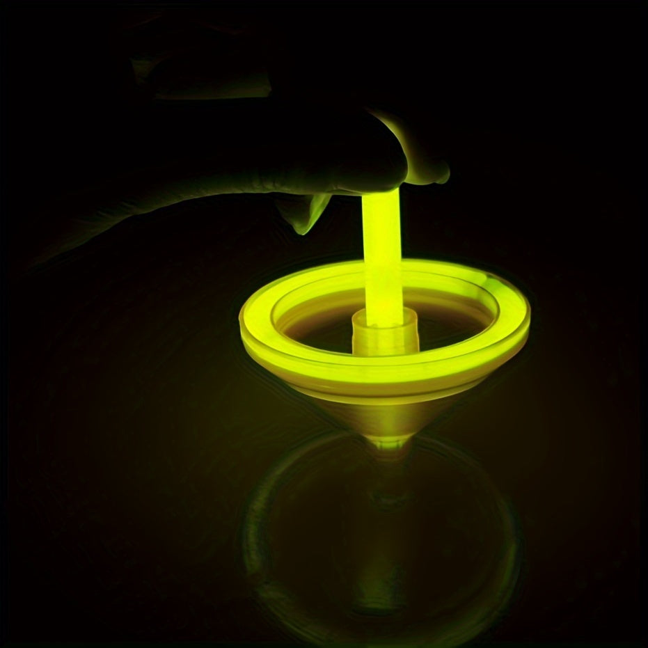 DIY Fluorescent Rotating Toy Set with 4 Sticks