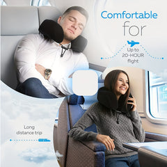 Memory Foam U Shape Pillow for Travel Office Neck Support