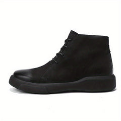 Men's High Top Lace Up Boots Casual Walking Shoes
