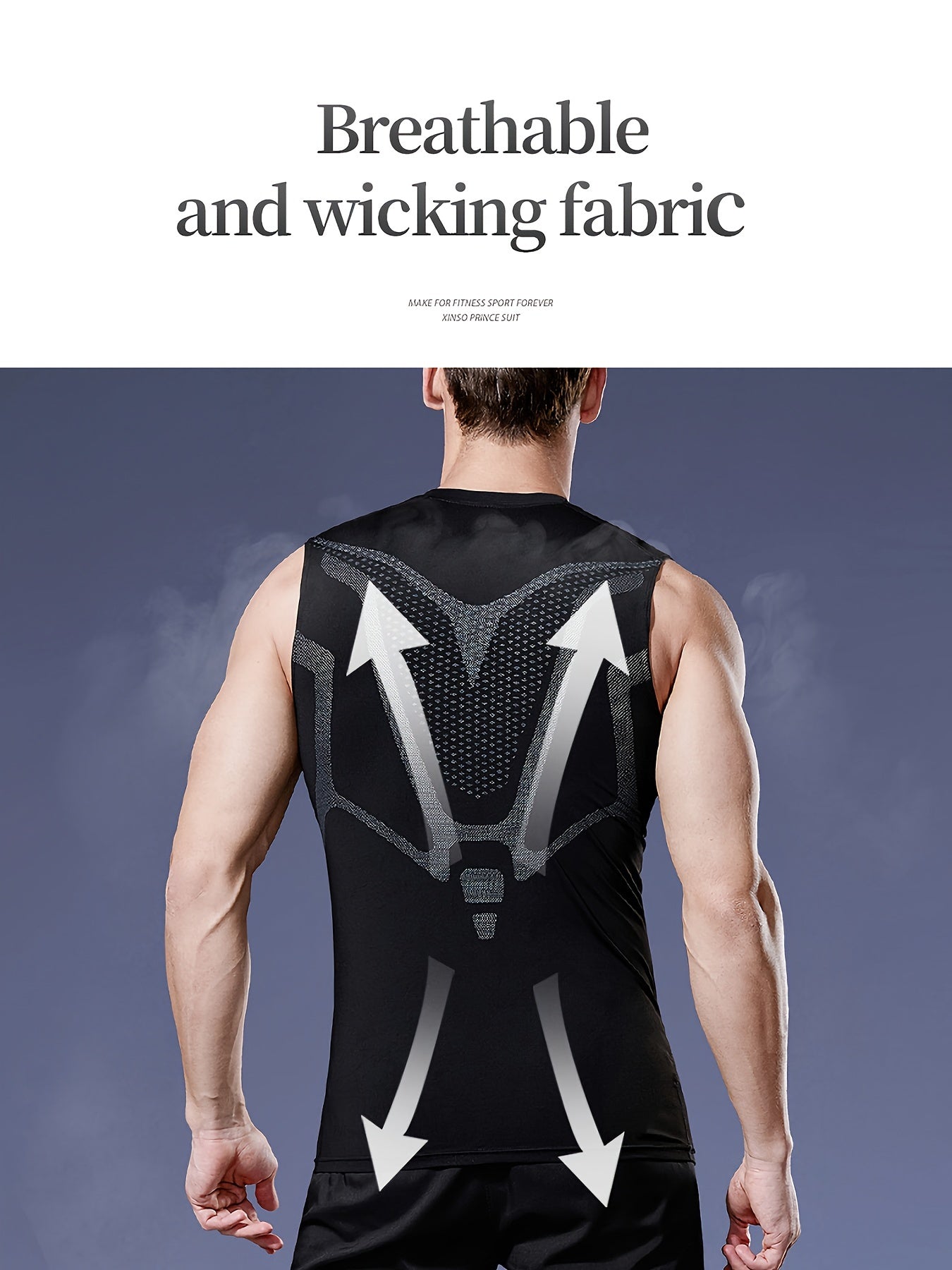 Men's Active Dry Breathable Sleeveless Tank Top