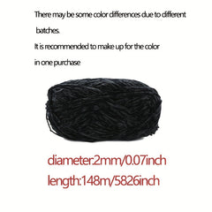 Chenille Yarn Soft Knitting Crochet Hand Knitted Velvet Yarn 148m