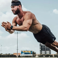 5pcs Men's Sports Headband Sweat Absorbent for Running Fitness Yoga