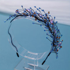 Girl's Diamond Flower Crown Headband Fairy Hair Accessories Princess Headwear