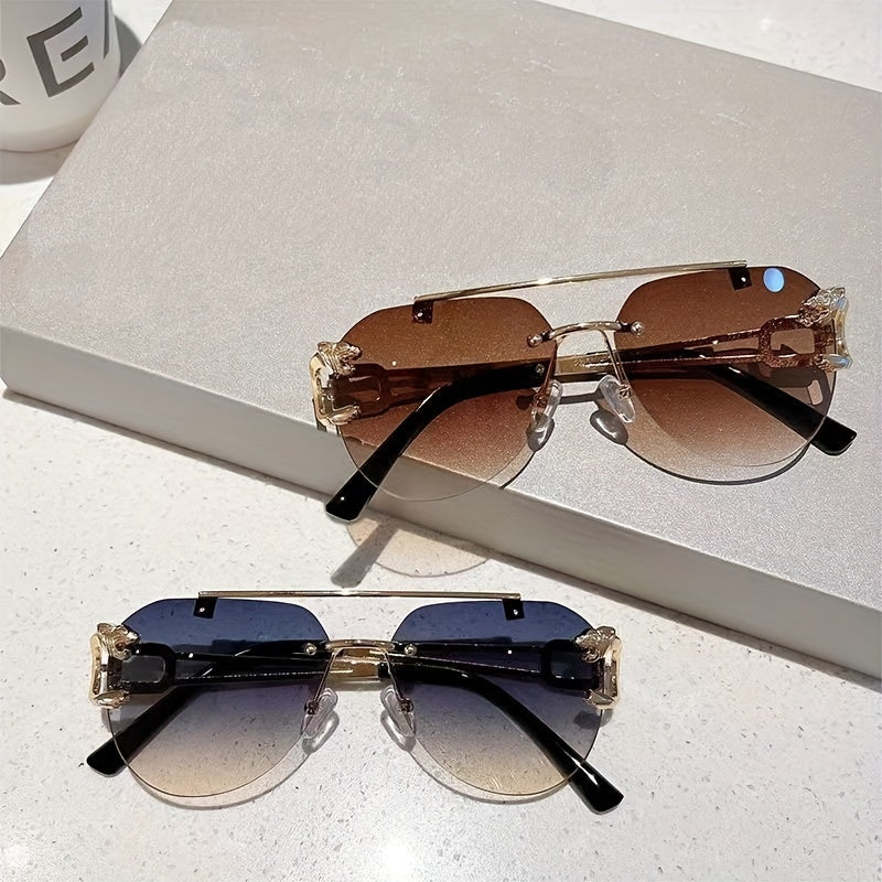 Leopard Head Sunglasses UV Protection Men Women