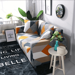 Geometric Pattern Sofa Slipcover All-Inclusive Four Seasons