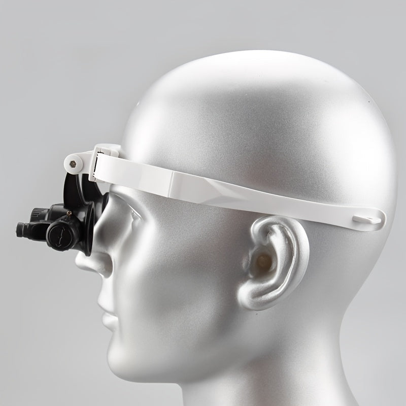 Head Magnifier With 2 LED Lights Hands-free HD Magnifier For Close Work Reading