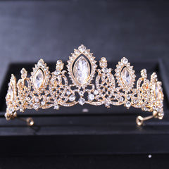 Sparkly Crystal Tiaras Queen Crown for Women Bride Headband