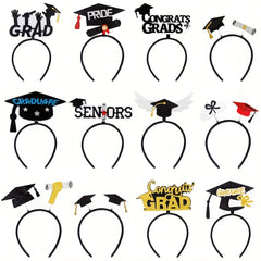 Graduation Decorative Hair Band Photo Prop Bachelor's Hat Head Band