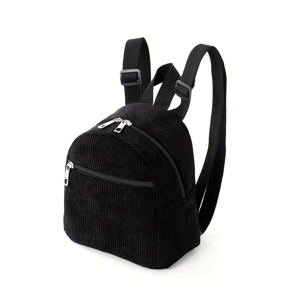 Kids Mini Corduroy Solid Backpack Schoolbag