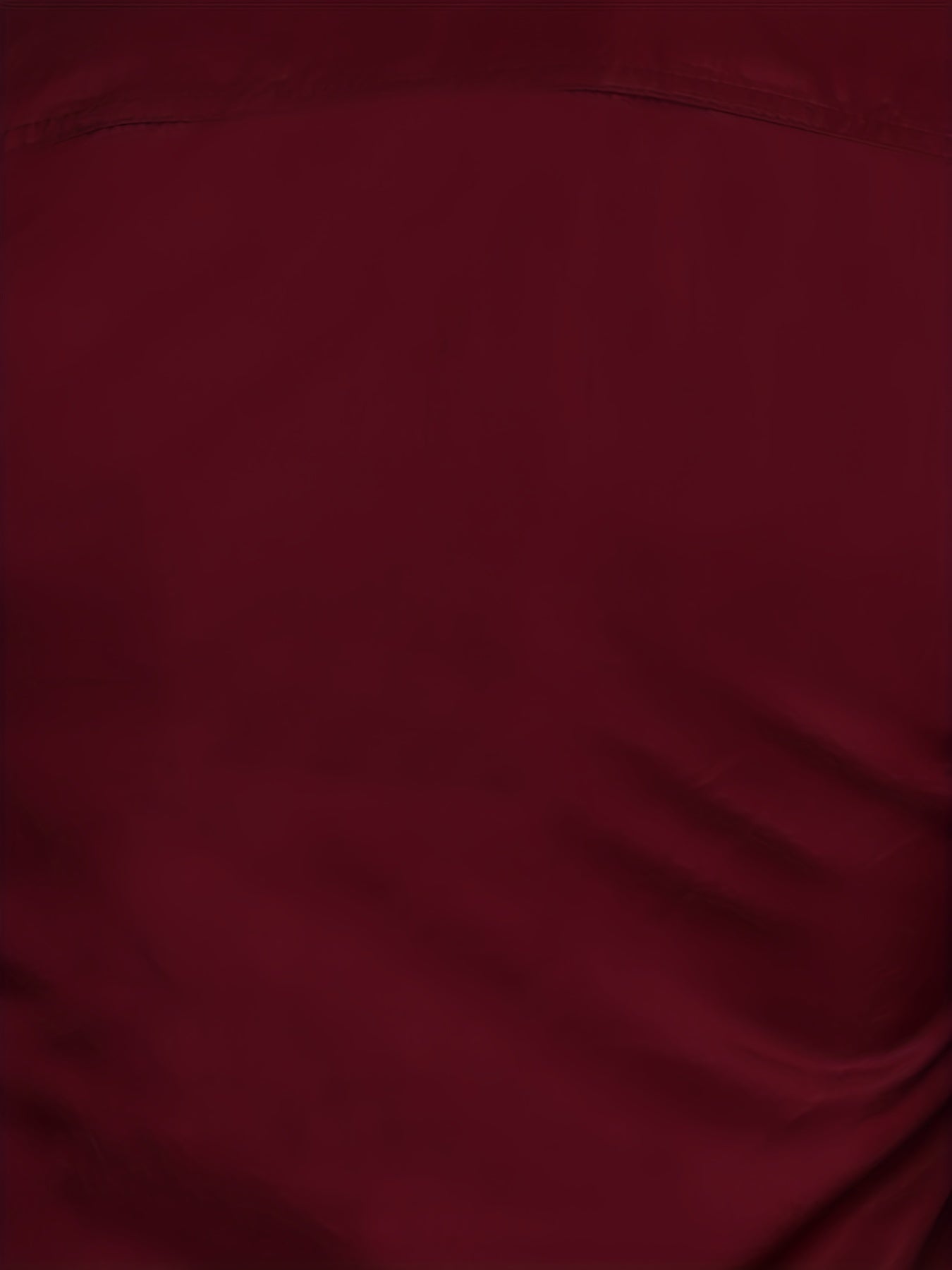 Men's Formal Plain Burgundy Button Up Shirt