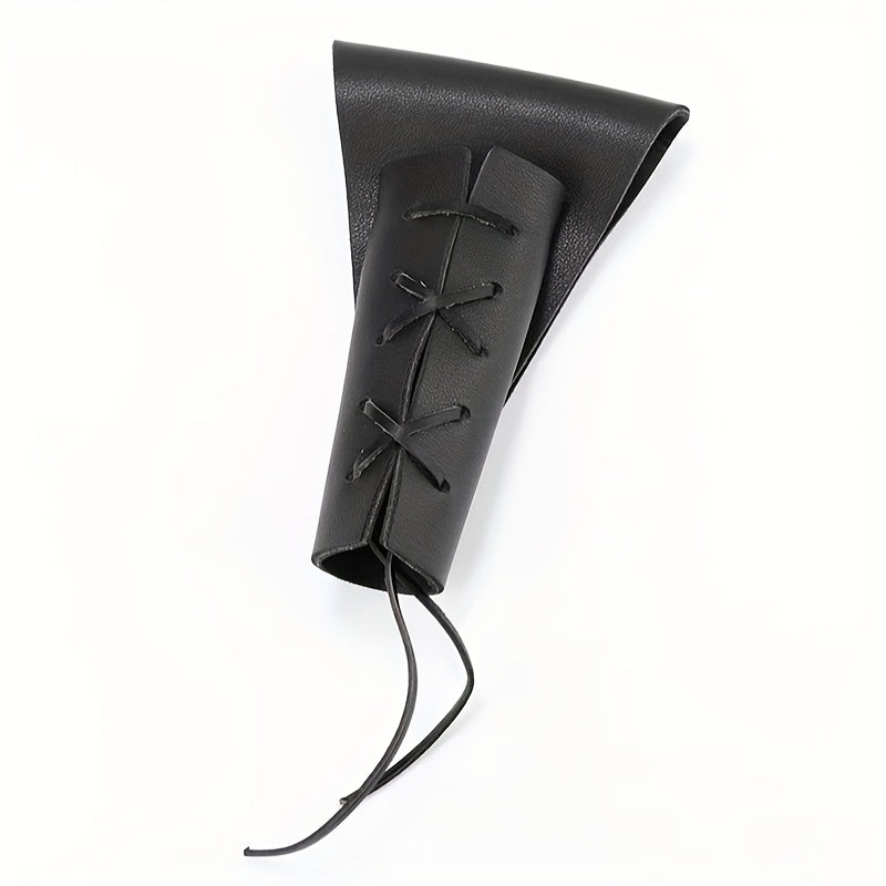 Medieval Dagger Faux Leather Sheath and Belt Set