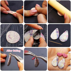 89pcs Clay Earrings Cutting Tool Jewelry DIY Making Soft Pottery