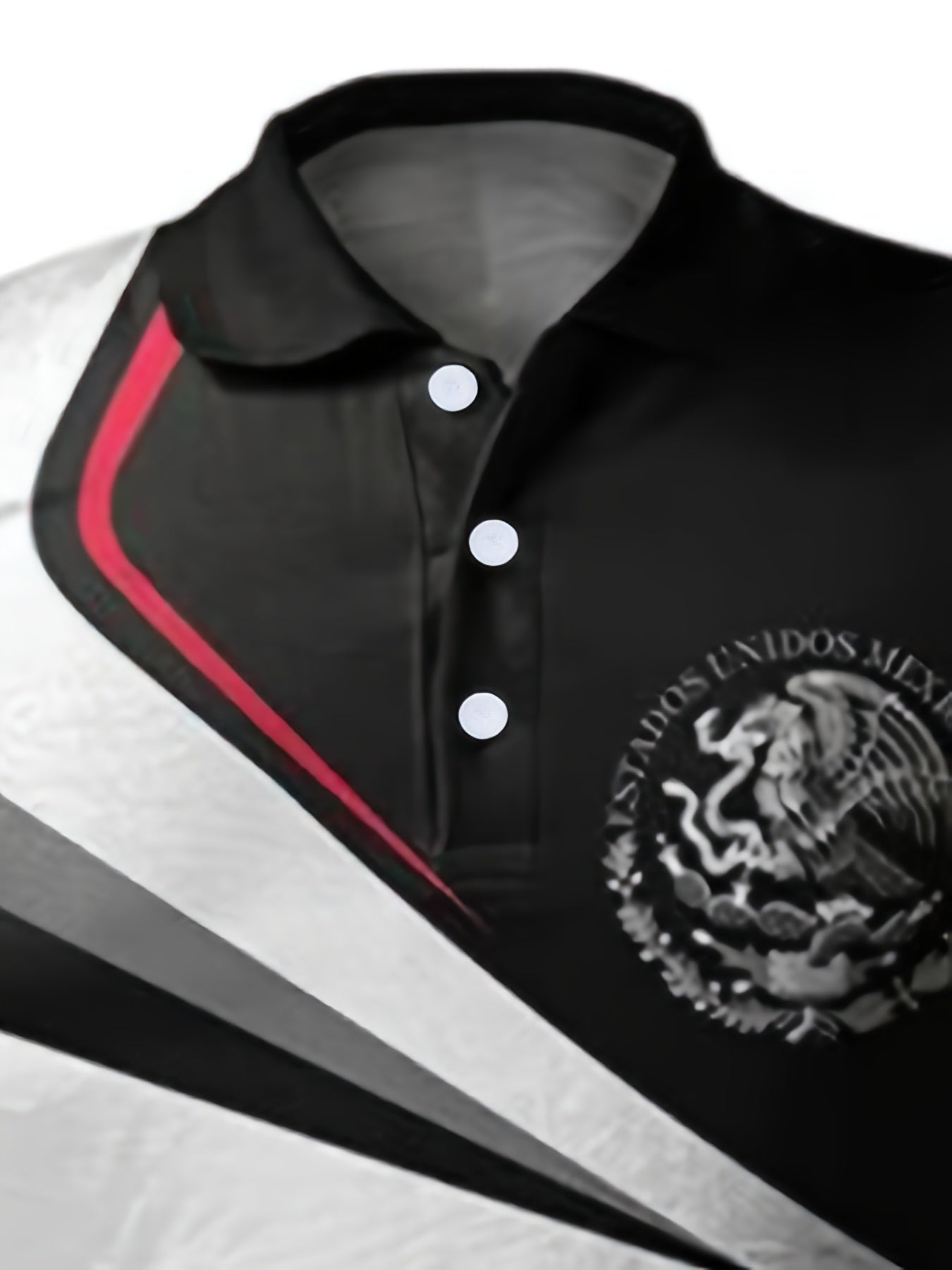 MEXICO Eagle And Snake Pattern Short Sleeve Shirt