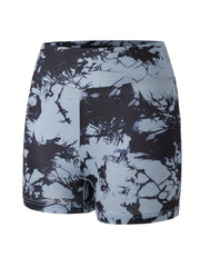 Tie Dye Seamless High Waist Yoga Cycling Shorts