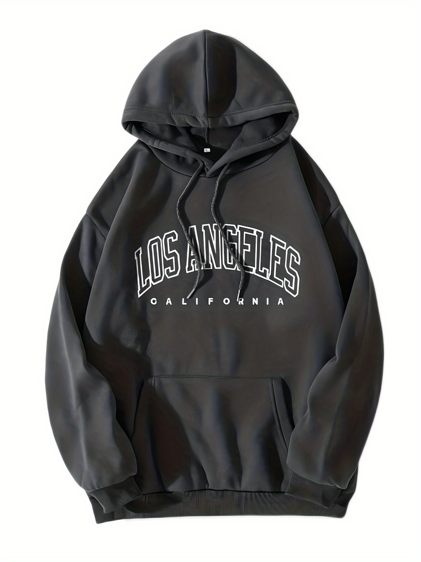 Kangaroo Pocket Preppy Hoodie Drawstring Long Sleeve Sweatshirt