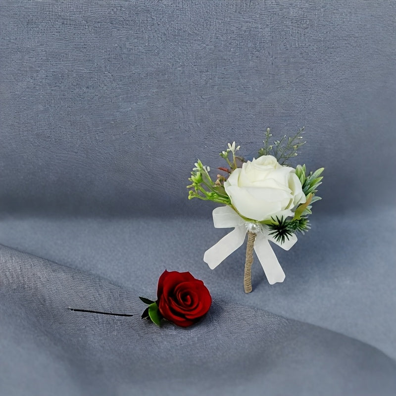 2pcs Man Corsage Wedding Accessories Ideal Gift