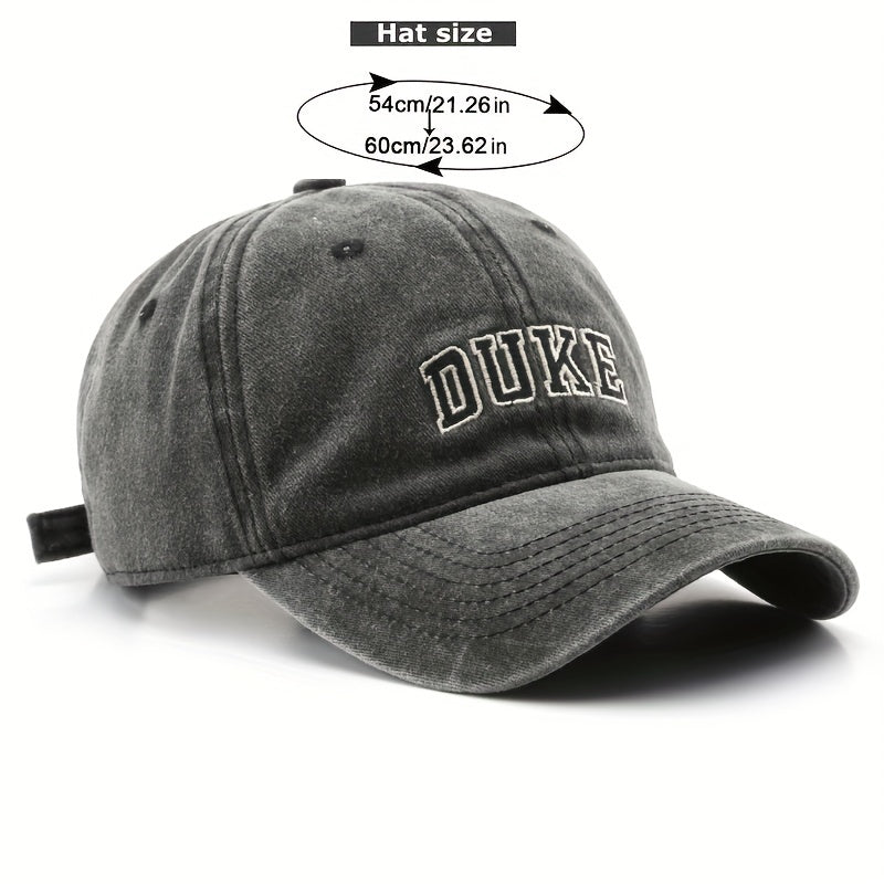 Distressed Vintage Letters Men's Baseball Cap