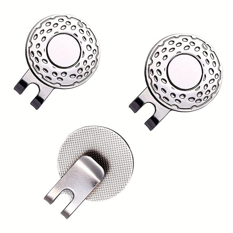 Round Dollar Golf Cap Clip Magnetic Ball Marker Golf Accessories