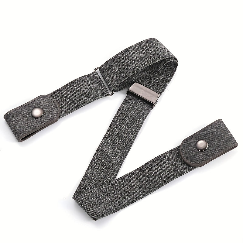 No Buckle Elastic Waist Belt Men Adjustable Comfortable Jeans Solution