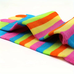Colorful Cotton Five Toes Sports Socks