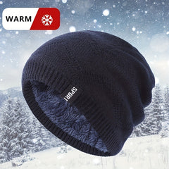 Warm Velvet Beanie Hat for Winter Outdoor Activities