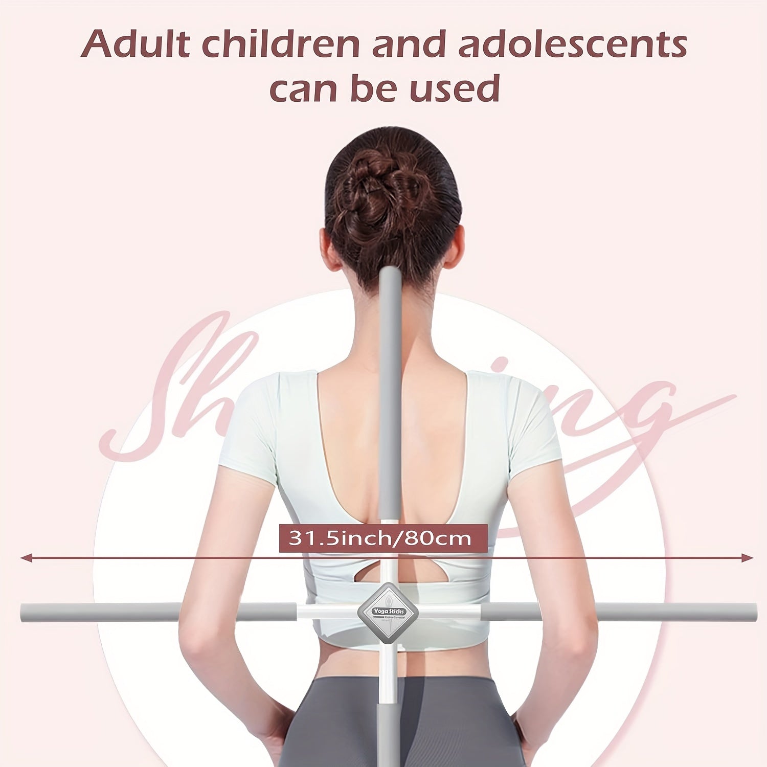 Hunchback Posture Corrector Yoga Cross Body Stick For Stretching
