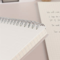 A5 Coil Notebook Blank Grid Journal Pack