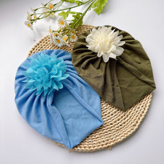 Soft Elastic Baby Girls Flower Turban Headband