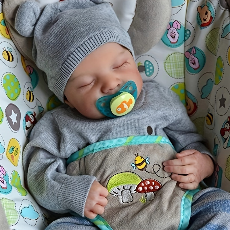 Levi Lovely Boy 48 Reborn Doll Realistic Skin Veins Hair Clothes Accessories