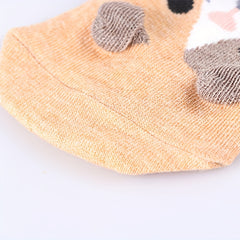 5 Pairs Cartoon Animal Socks Comfy Ankle Stockings Hosiery