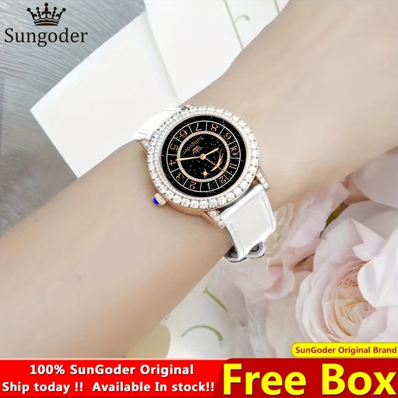 SUNGODER Children Watch Waterproof Stainless Steel Quartz Analog Wristwatch