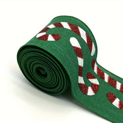 4.57m Christmas Ribbon Candy Mint Cane Ribbon Mint Ribbon DIY Craft Garland