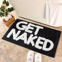 1pc Letter Absorbent Non slip Bathroom Floor Mat