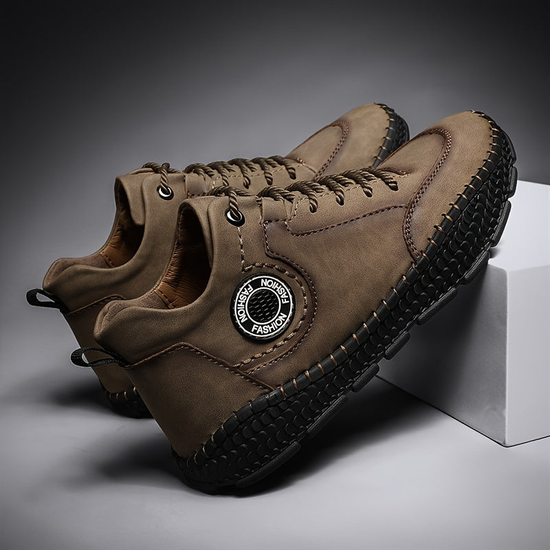 Men's Ankle Boots Casual Rubber Sole Walking Sneakers