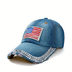American Flag Hat Sunshade Sunscreen Cap Men Women