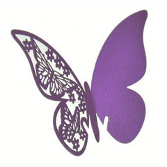 50pcs Butterfly Table Mark Wedding Party Place Cards