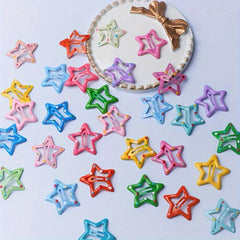 30pcs Candy Star Hair Clips Sweet Hair Accessories For Girls
