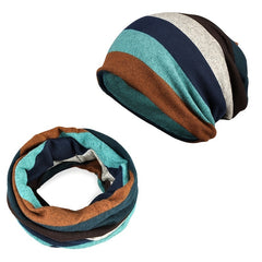 Women Beanies Headwear Knitted Hat Scarf Winter Warm Caps Man Unisex Beanie Hats