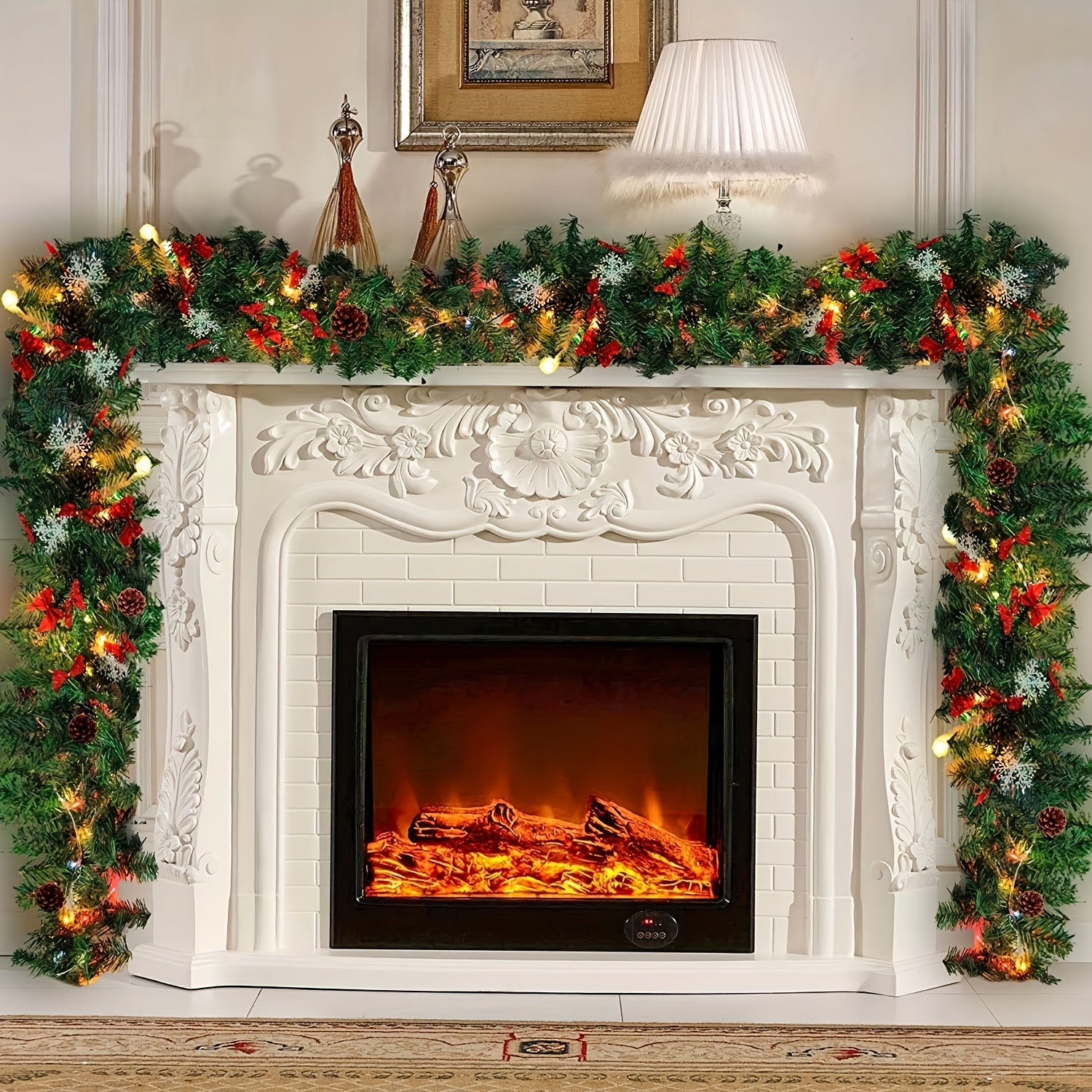 Christmas Rattan 269 24 Cm Tree Wreath Decoration Holiday