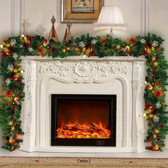 Christmas Rattan 269 24 Cm Tree Wreath Decoration Holiday