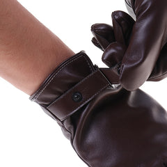 Windproof Touch Screen Gloves with Fleece Lining for Winter Activities