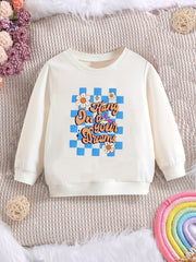 Spooky & Plaid Ghost Crew Neck Top